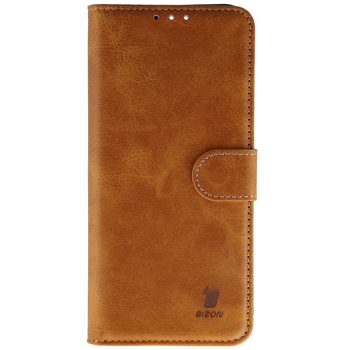 Handyhülle mit Klappe für Xiaomi 17T, Bizon Case Pocket, Braun