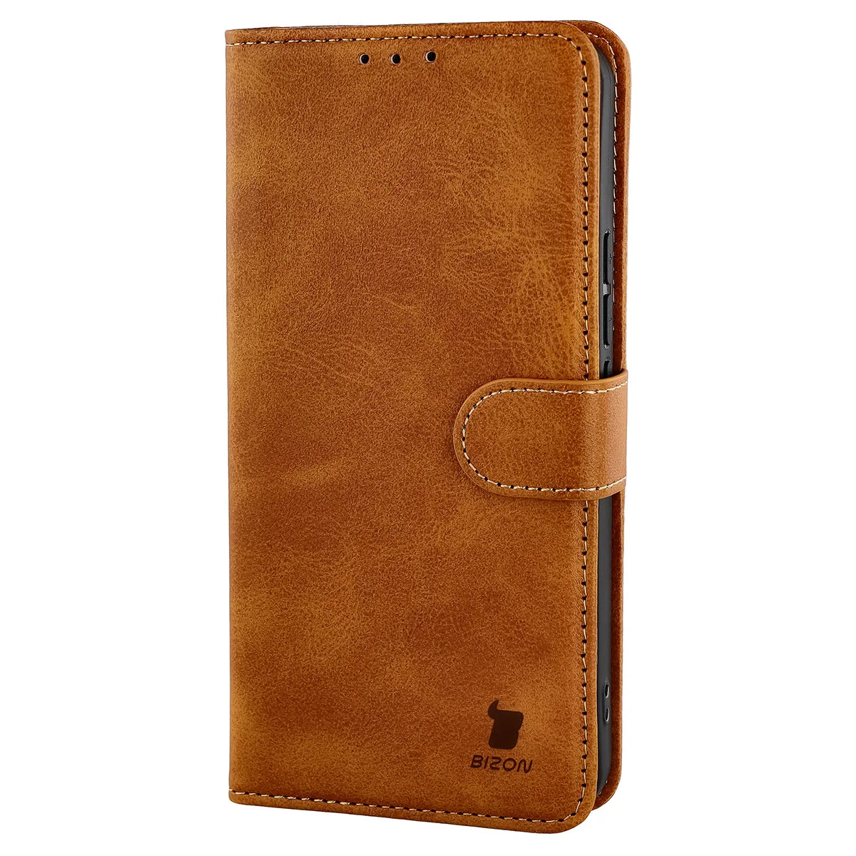 Handyhülle mit Klappe für Xiaomi 17T Pro, Bizon Case Pocket, Braun