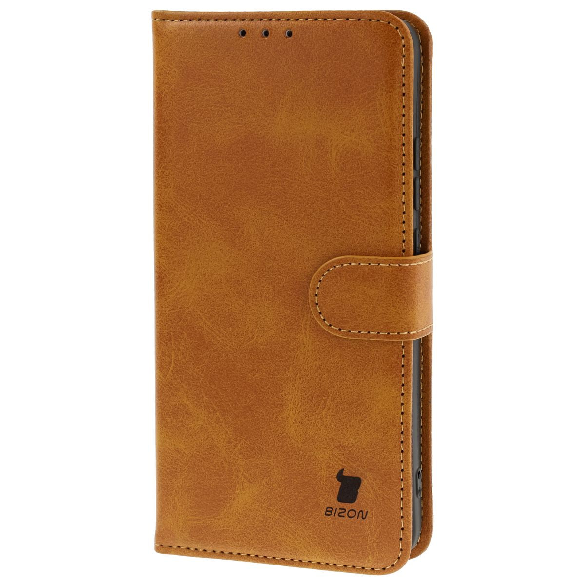 Handyhülle mit Klappe für Xiaomi Poco X7 Pro, Bizon Case Pocket, Braun