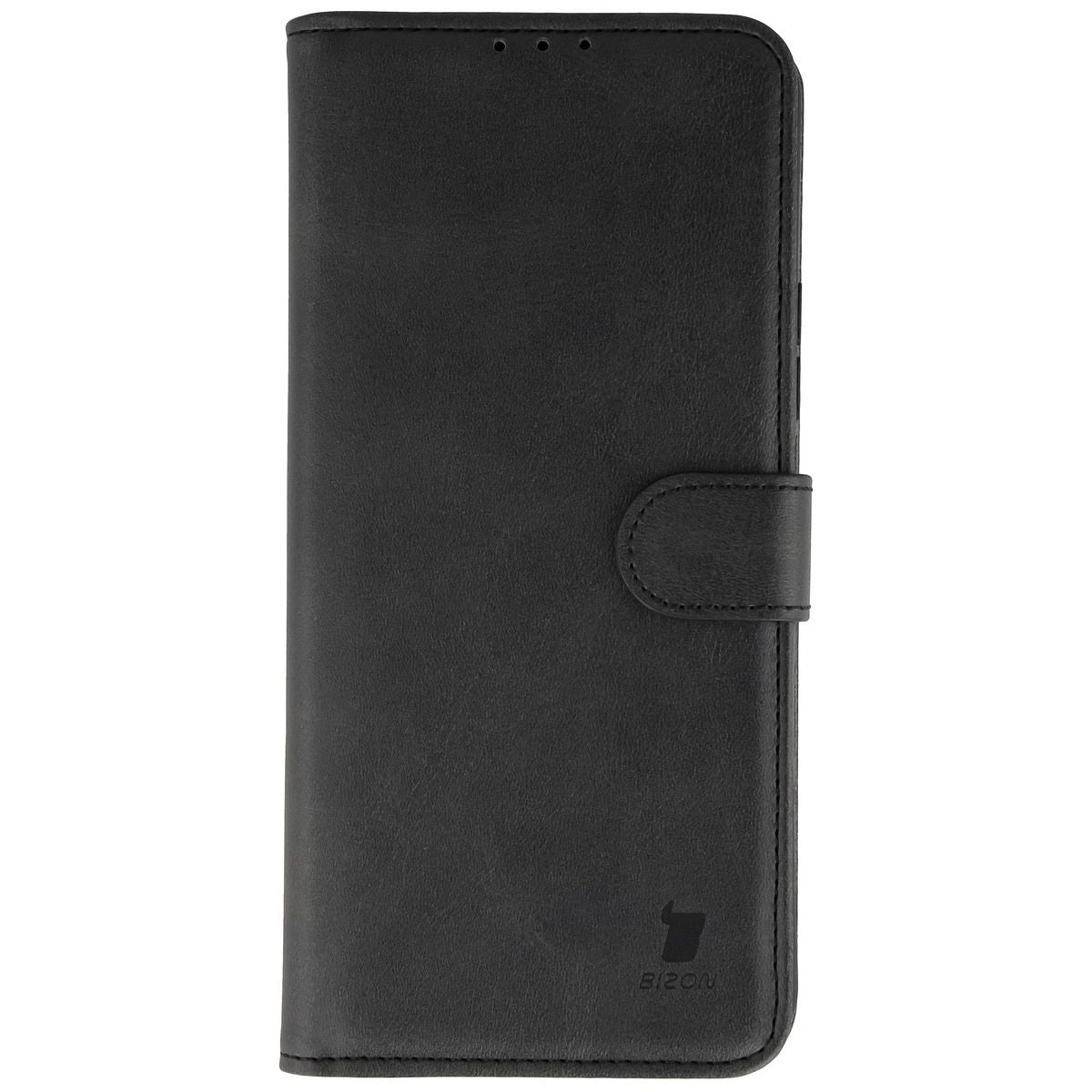 Handyhülle mit Klappe für Xiaomi Redmi 15 4G/5G, Bizon Case Pocket, Schwarz