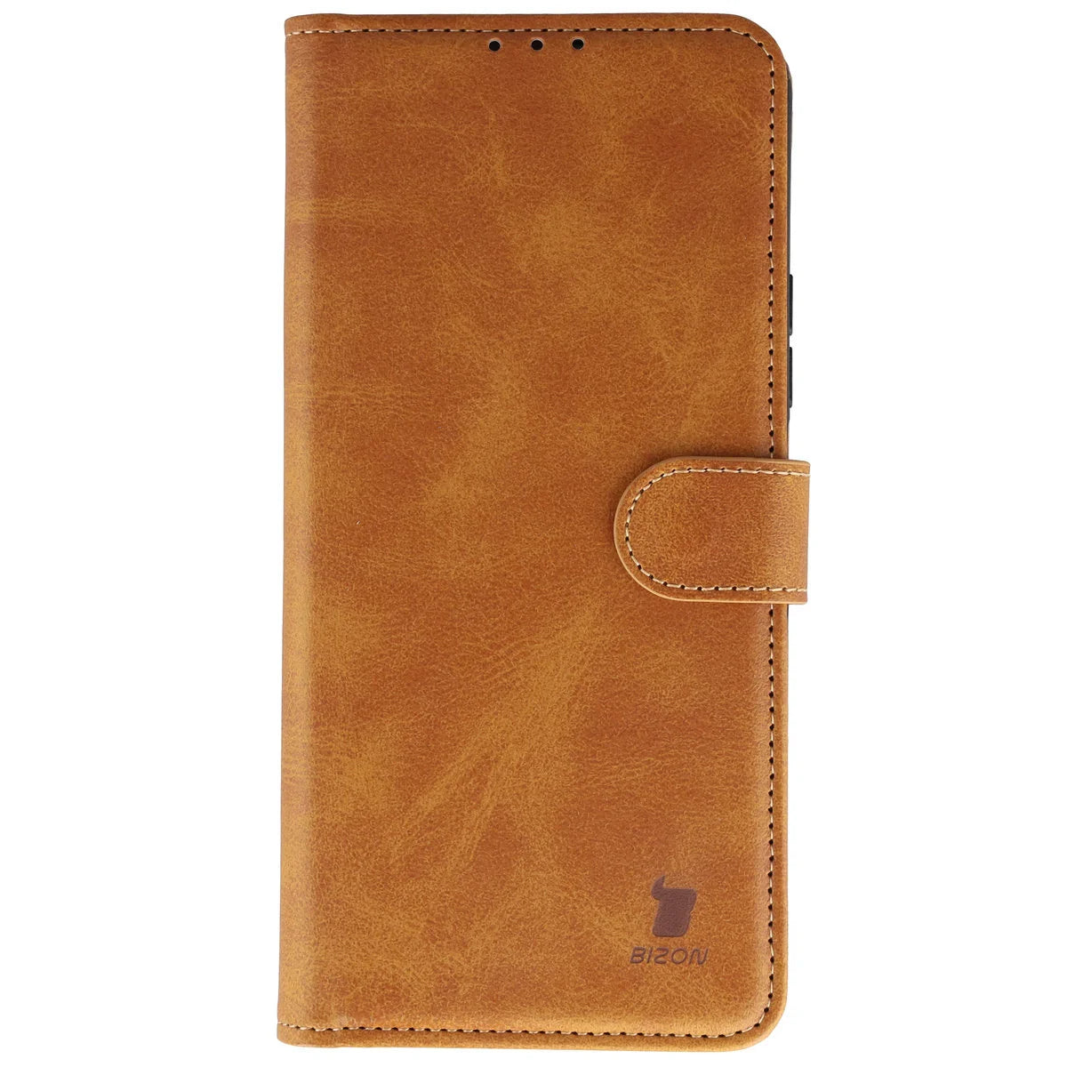 Handyhülle mit Klappe für Xiaomi Redmi 15 4G / 5G, Bizon Case Pocket, Braun