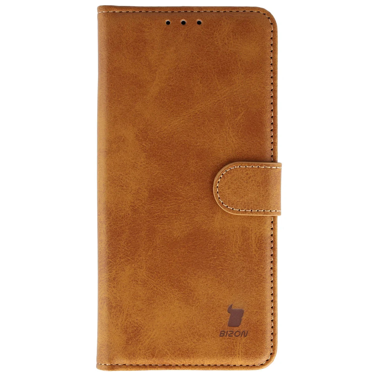 Handyhülle mit Klappe für Xiaomi Redmi Note 15 Pro 5G, Bizon Case Pocket, Braun