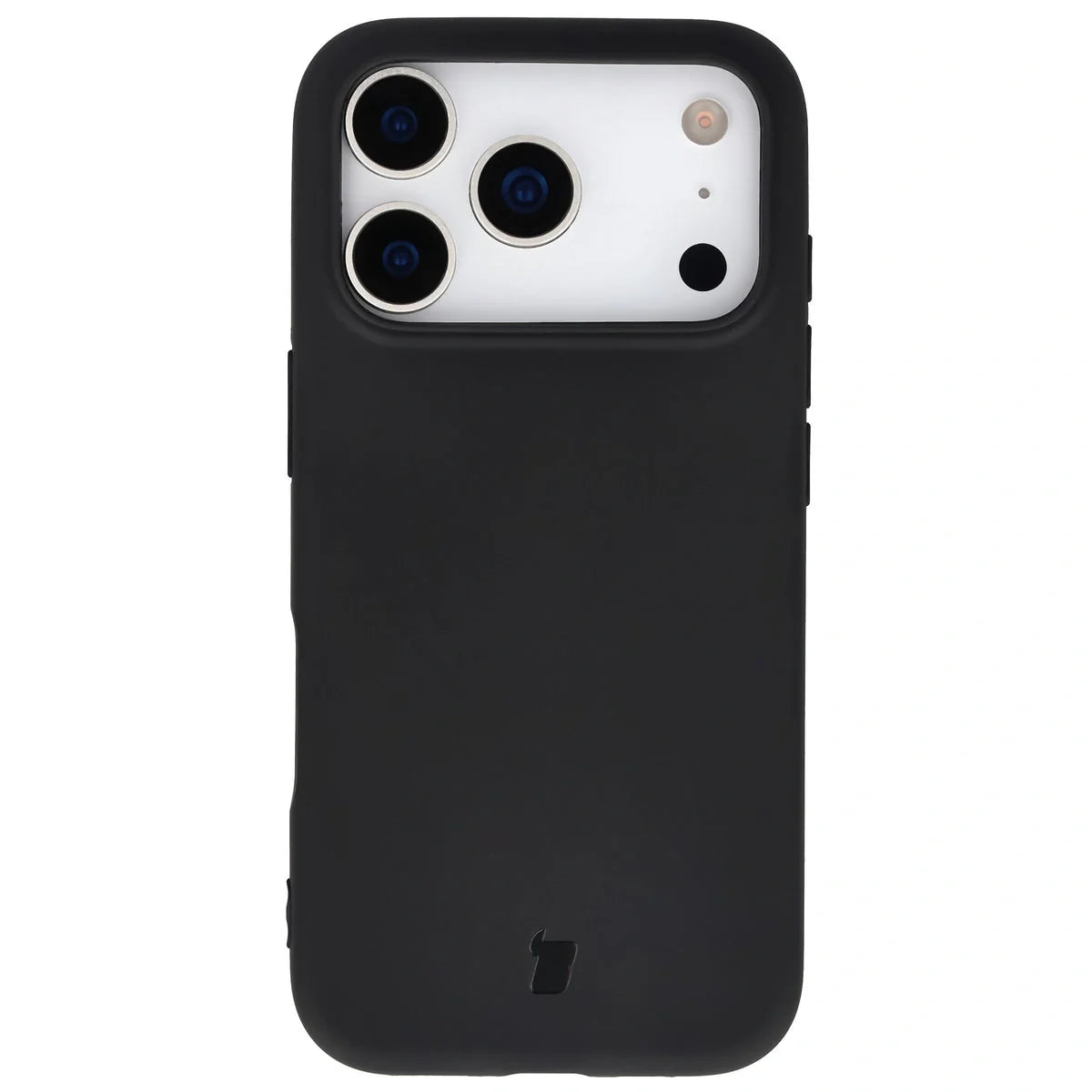 Recycelte Handyhülle Bizon ReLeaf für iPhone 17 Pro, Schwarz