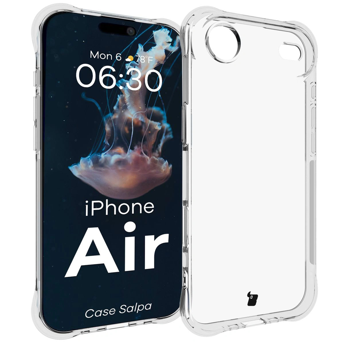 Flexible Handyhülle für iPhone Air, Bizon Case Salpa, Transparent
