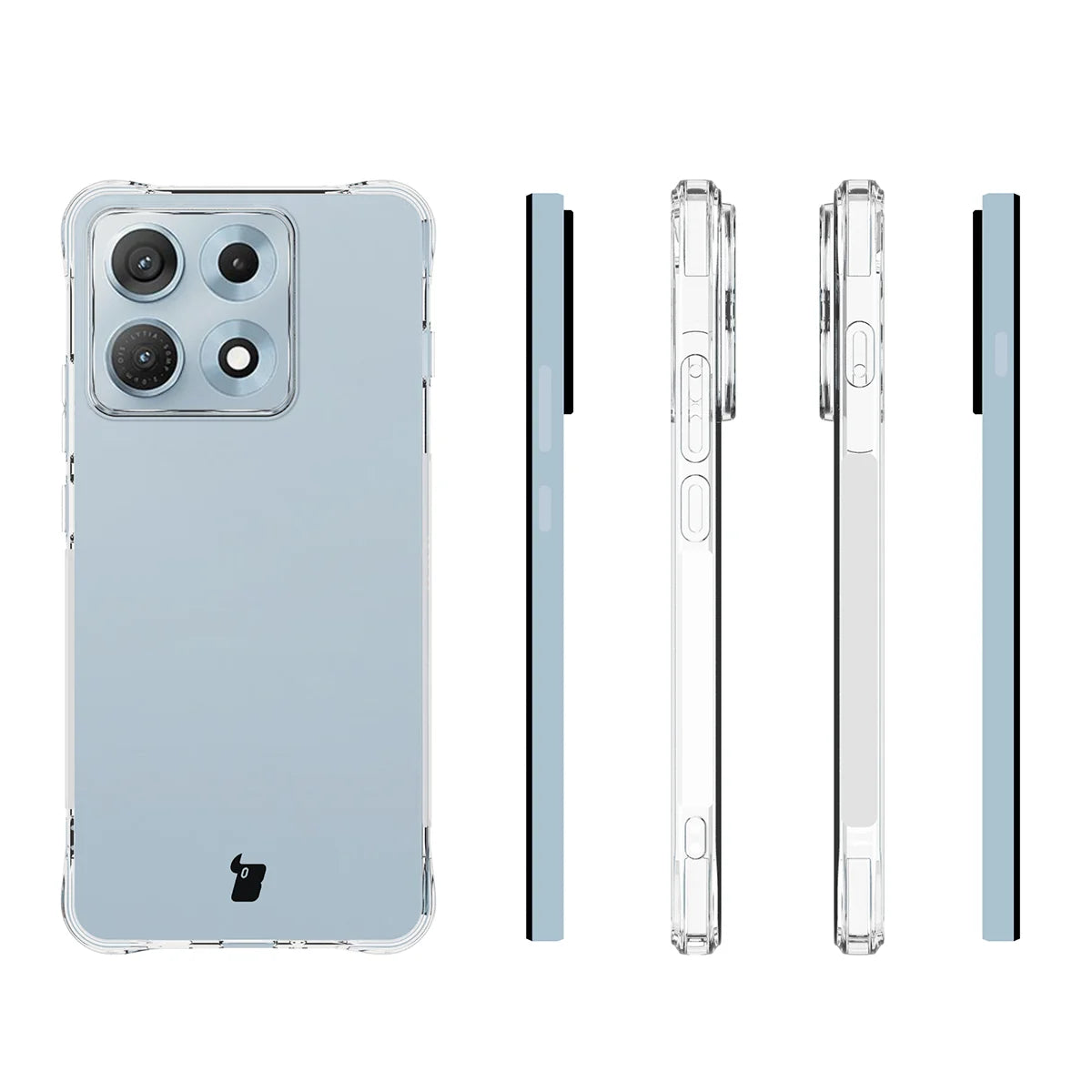 Flexible Handyhülle für Motorola Edge 70 Max, Bizon Case Salpa, Transparent (3/7)