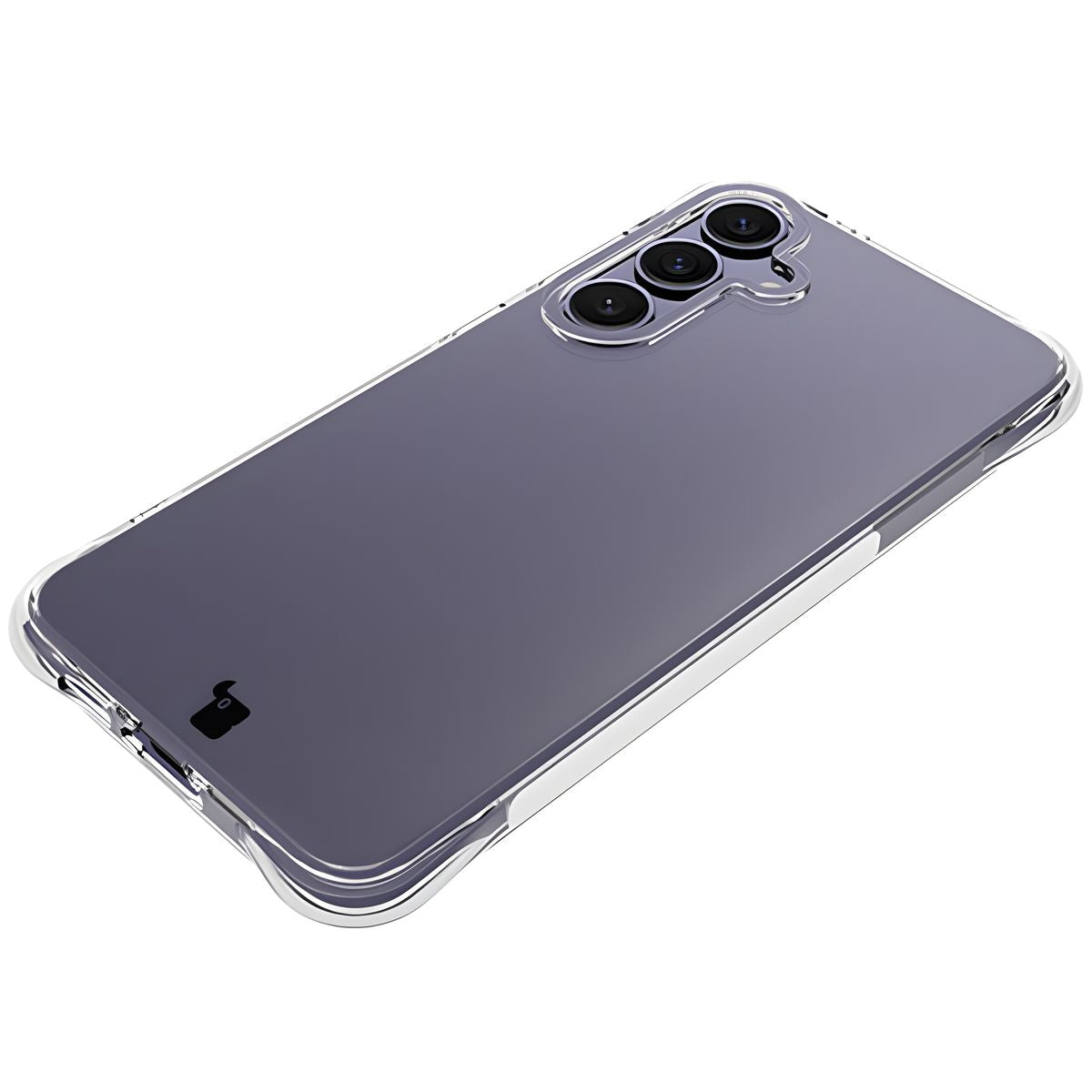 Flexible Handyhülle für Galaxy S24 FE, Bizon Case Salpa, Transparent