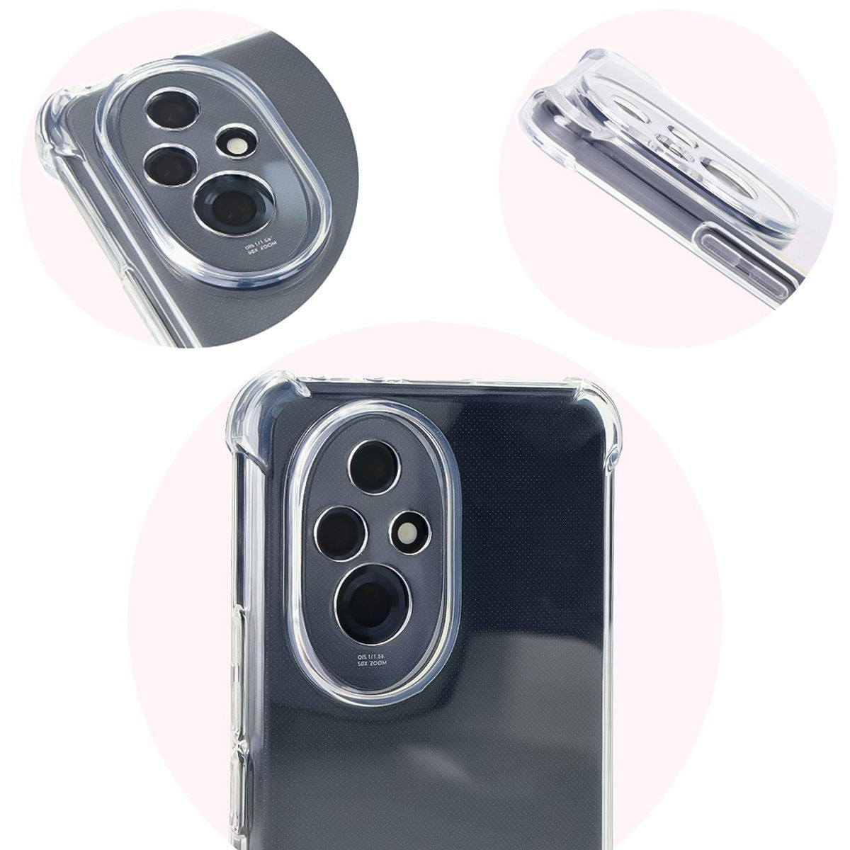 Flexible Handyhülle für Honor 200, Bizon Case Salpa, Transparent