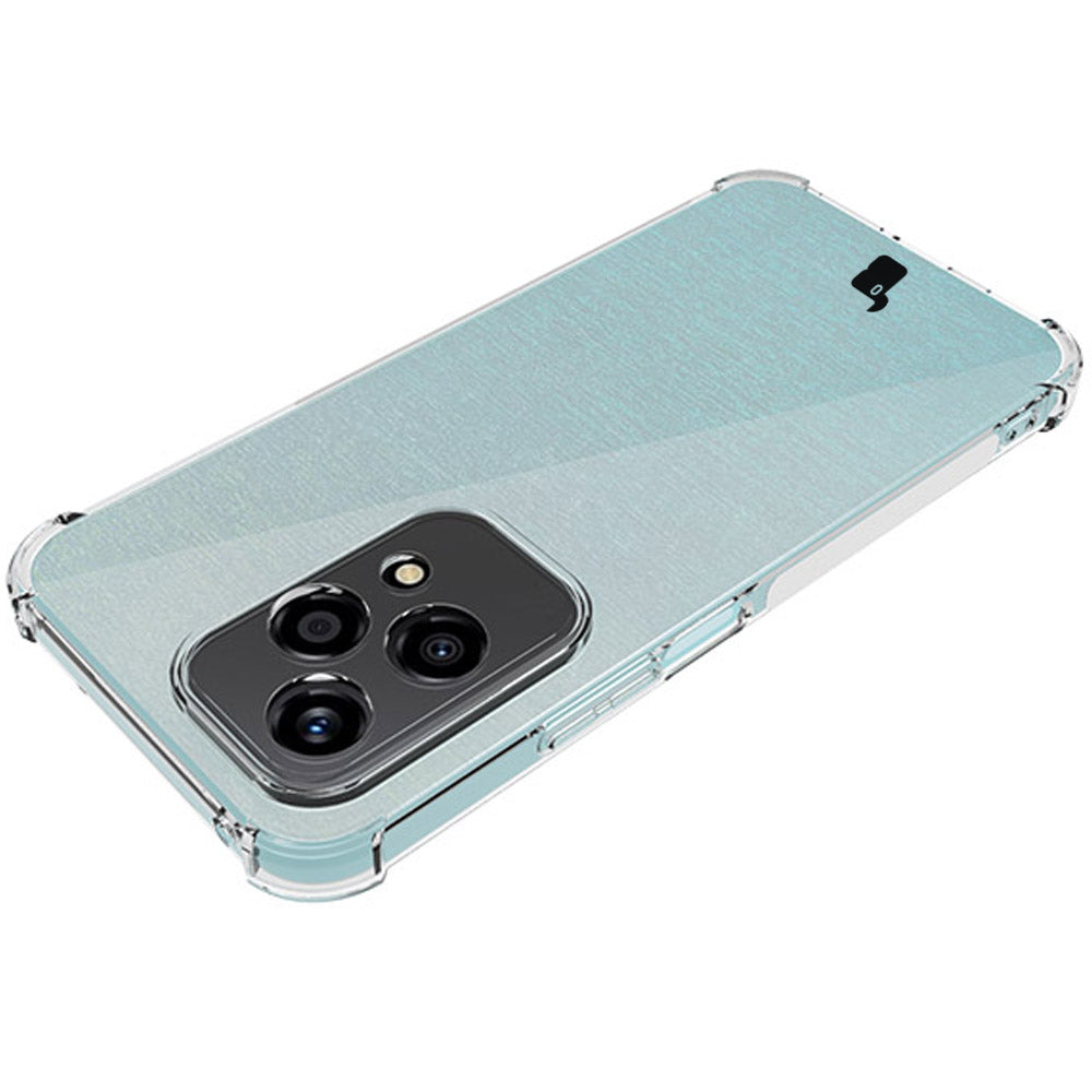 Schutzhülle + 2x Folie für Honor 200 Lite, Bizon Case Clear Pack, Transparent