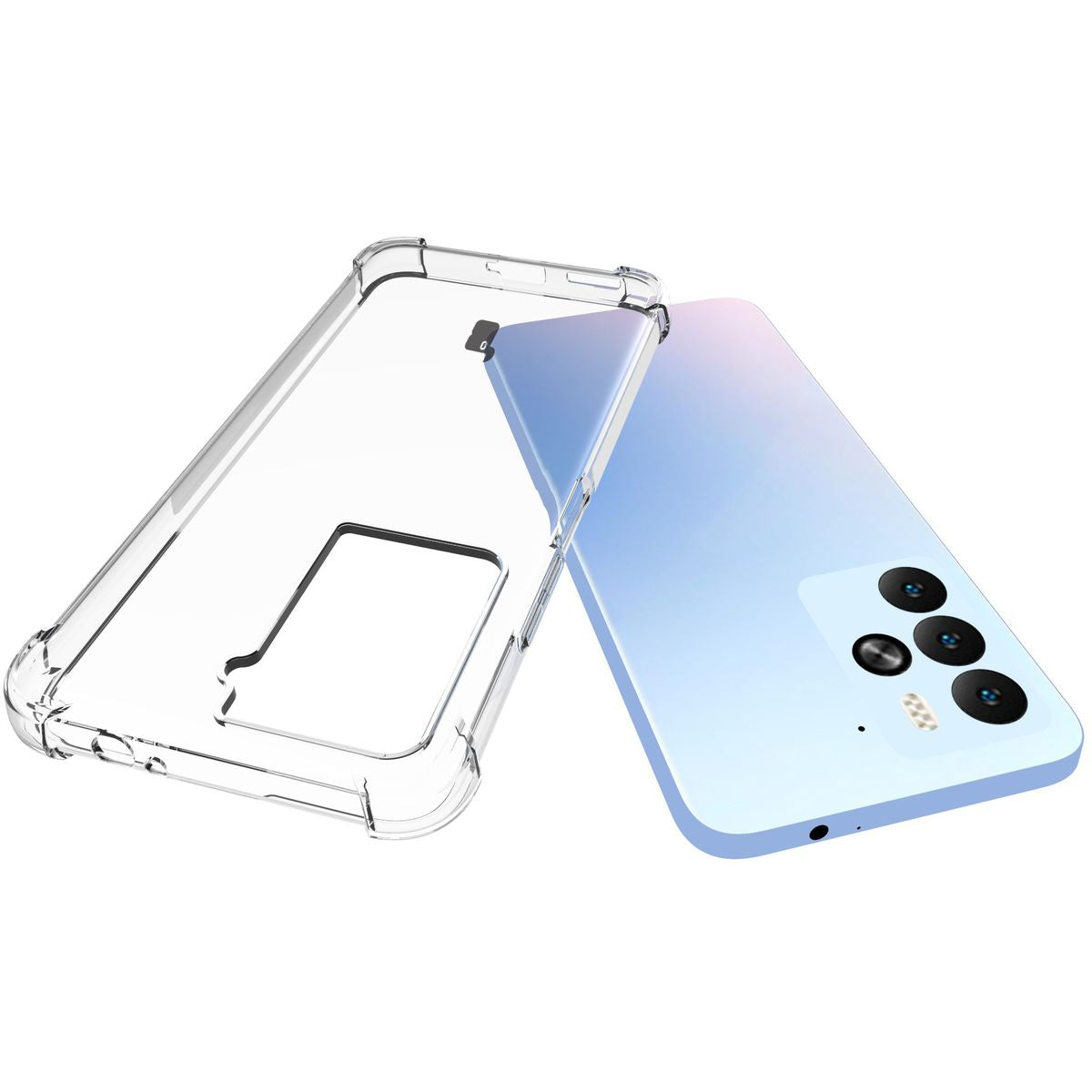Flexible Schutzhülle für HTC U23 Pro, Bizon Case Salpa, Transparent