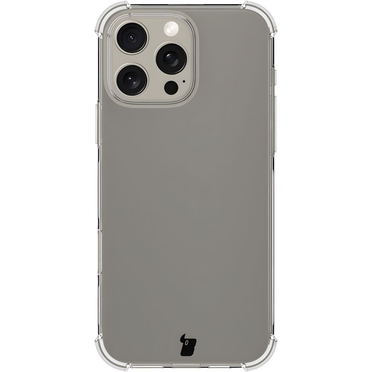 Flexible Handyhülle für iPhone 16 Pro Max, Bizon Case Salpa, Transparent