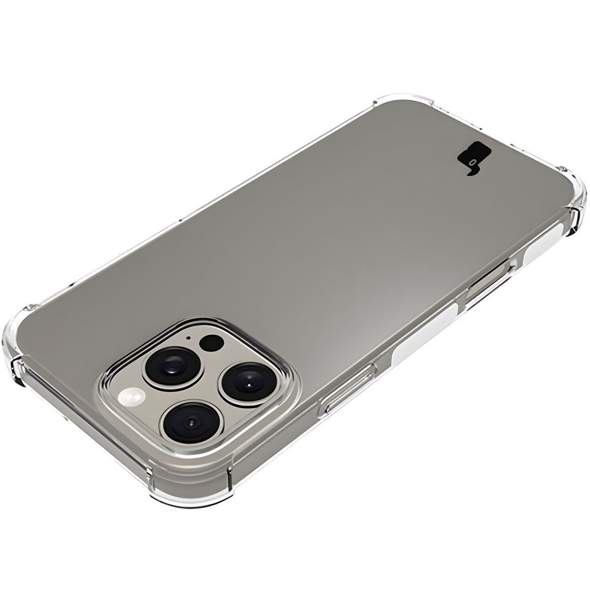 Flexible Handyhülle für iPhone 16 Pro Max, Bizon Case Salpa, Transparent