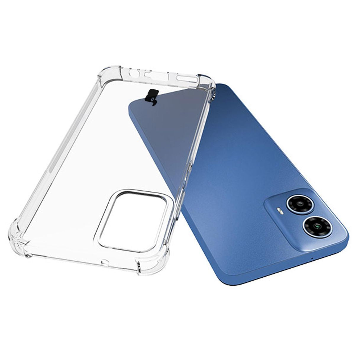 Flexible Schutzhülle für Motorola Moto G34 5G, Bizon Case Salpa, Transparent