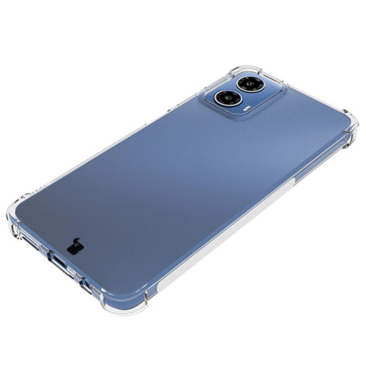 Flexible Schutzhülle für Motorola Moto G34 5G, Bizon Case Salpa, Transparent