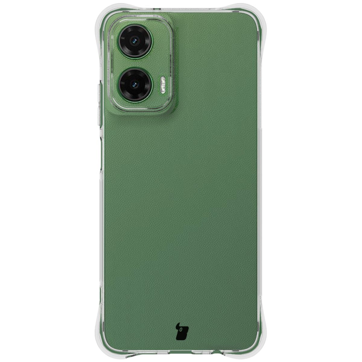 Flexible Handyhülle für Motorola Moto G35 5G, Bizon Case Salpa, Transparent