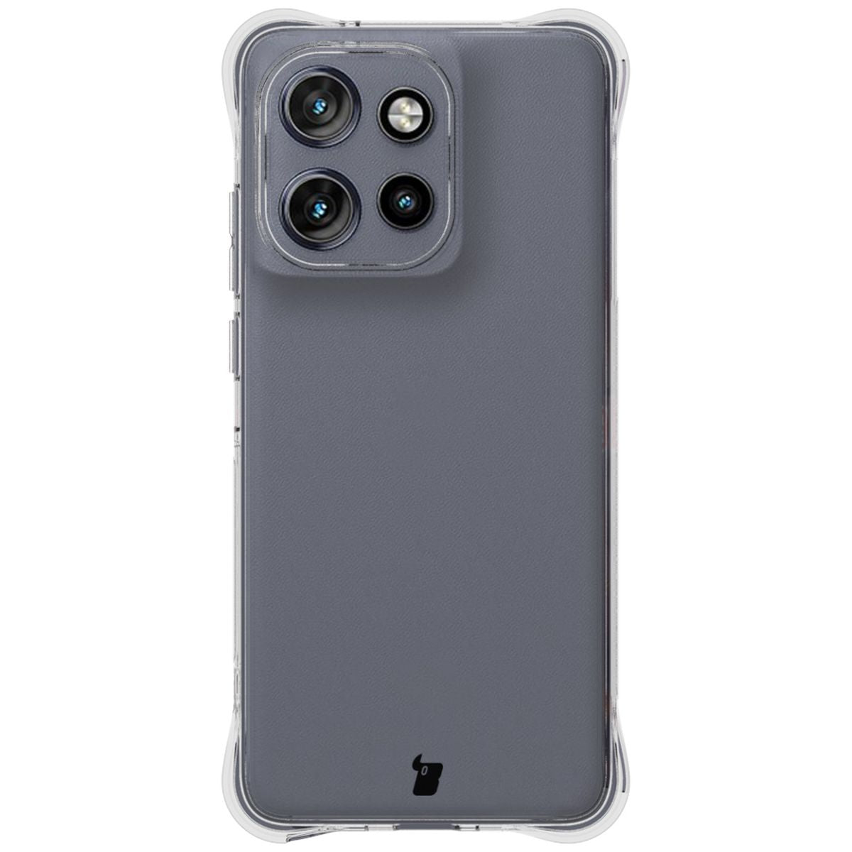Flexible Handyhülle für Motorola Edge 50 Neo / 60 Neo, Bizon Case Salpa, Transparent
