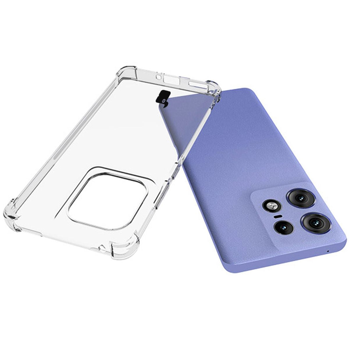 Schutzhülle für Motorola Edge 50 Pro, Bizon Case Salpa, Transparent