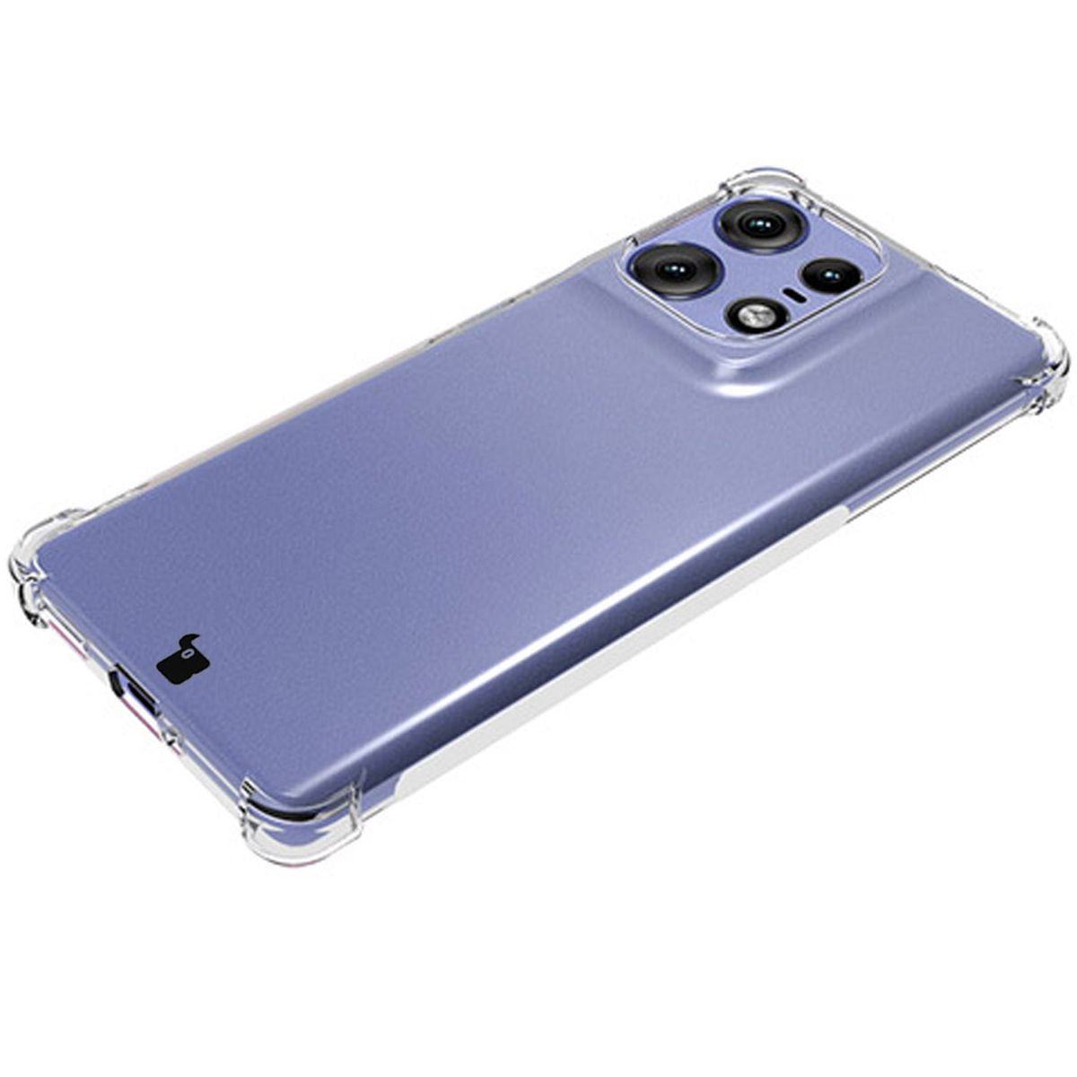 Schutzhülle für Motorola Edge 50 Pro, Bizon Case Salpa, Transparent