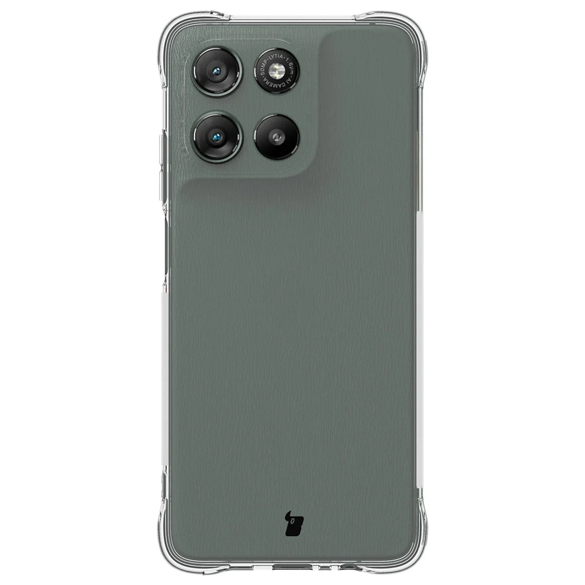 Flexible Handyhülle für Motorola Moto G57 Power / G67 Power, Bizon Case Salpa, Transparent
