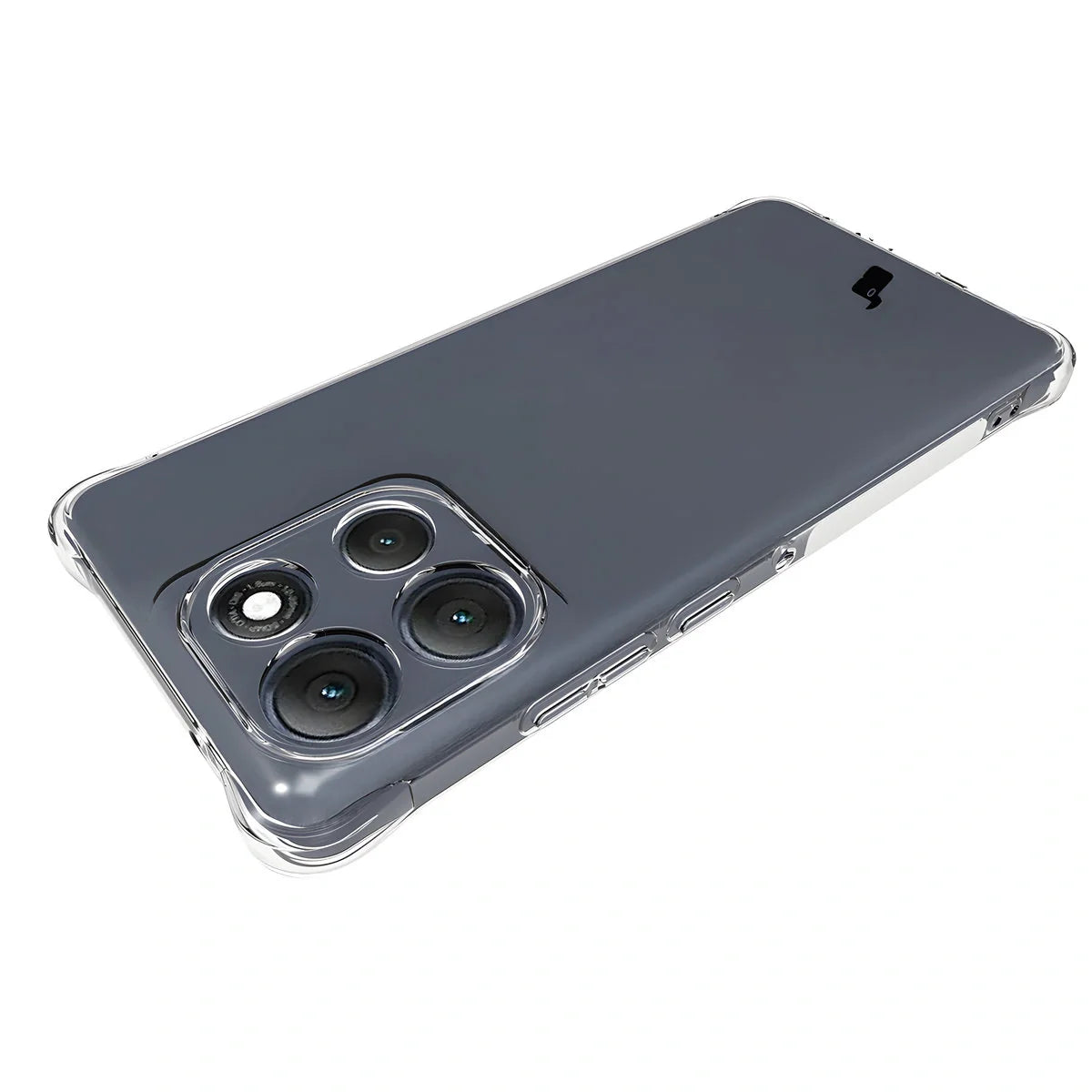 Flexible Handyhülle für Motorola Moto G86 Power 5G, Bizon Case Salpa, Transparent