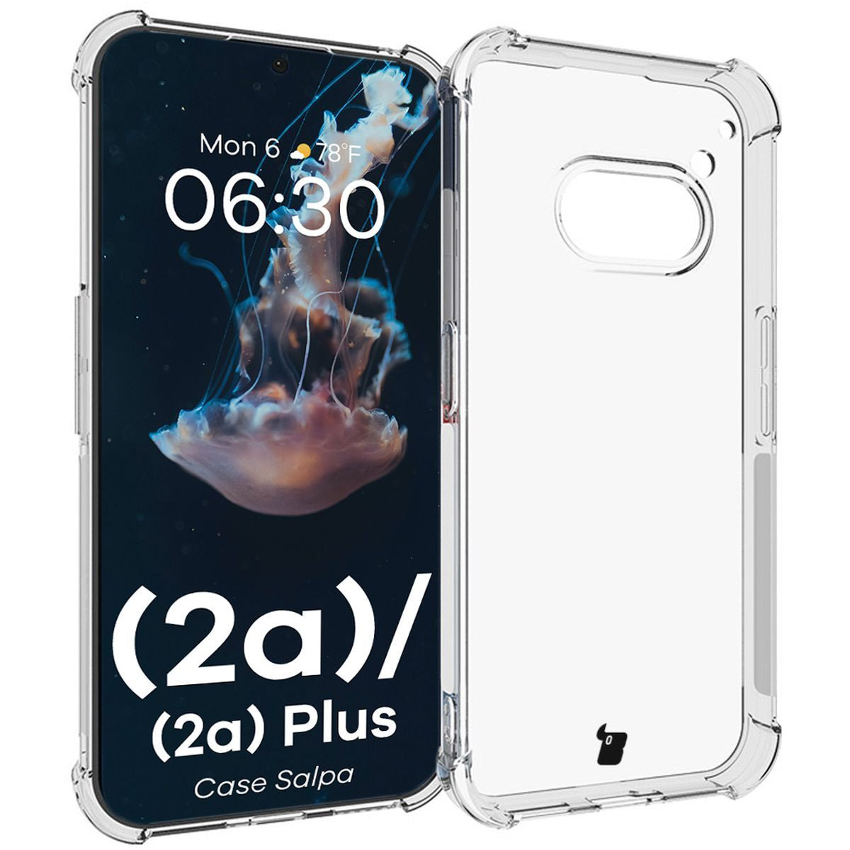 Schutzhülle für Nothing Phone (2a) / (2a) Plus, Bizon Case Salpa, Transparent