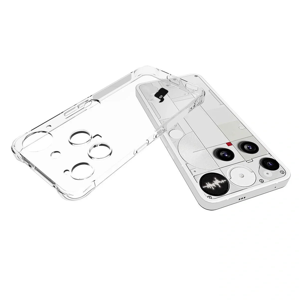 Flexible Handyhülle für Nothing Phone (3), Bizon Case Salpa, Transparent