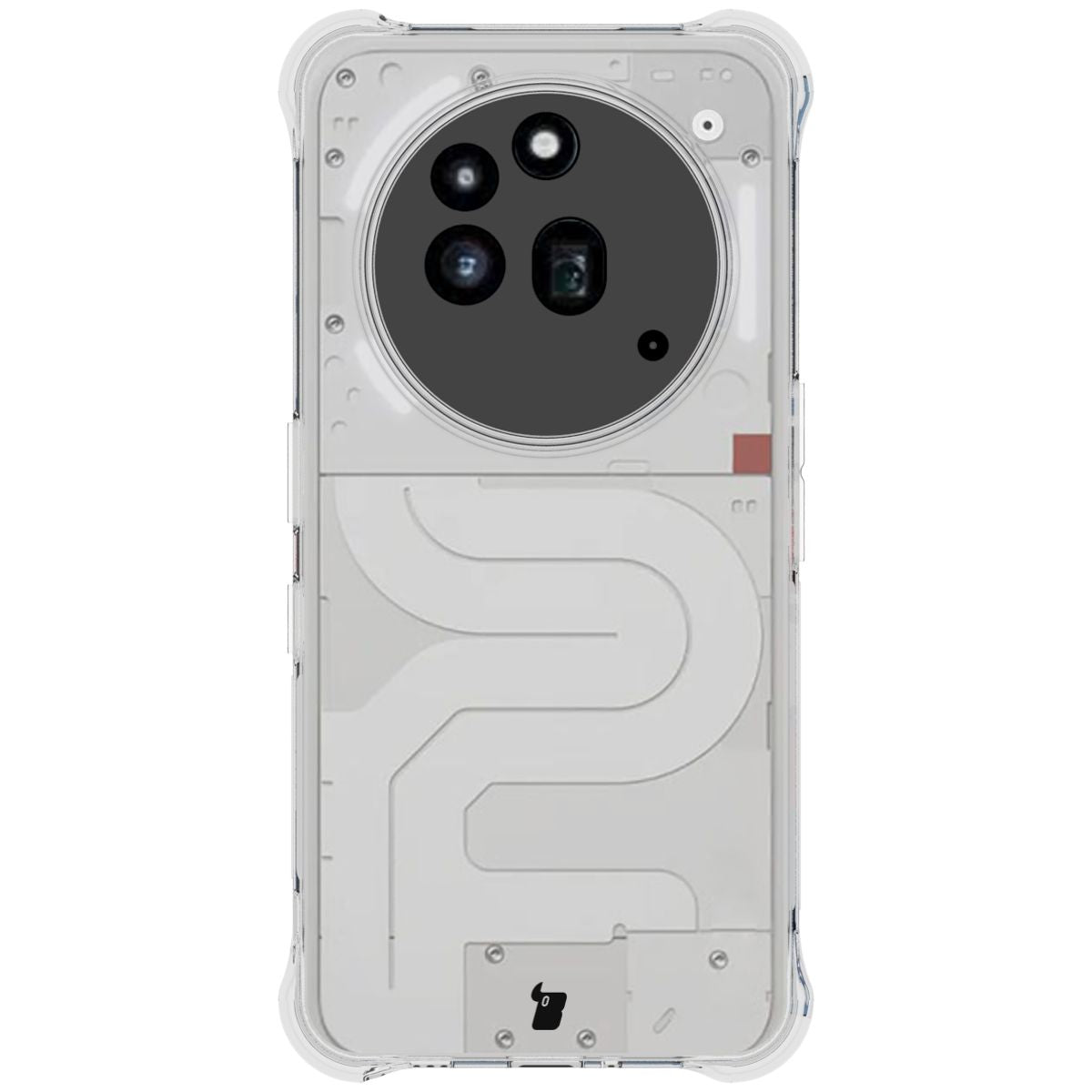 Flexible Handyhülle für Nothing Phone (3a) Pro, Bizon Case Salpa, Transparent