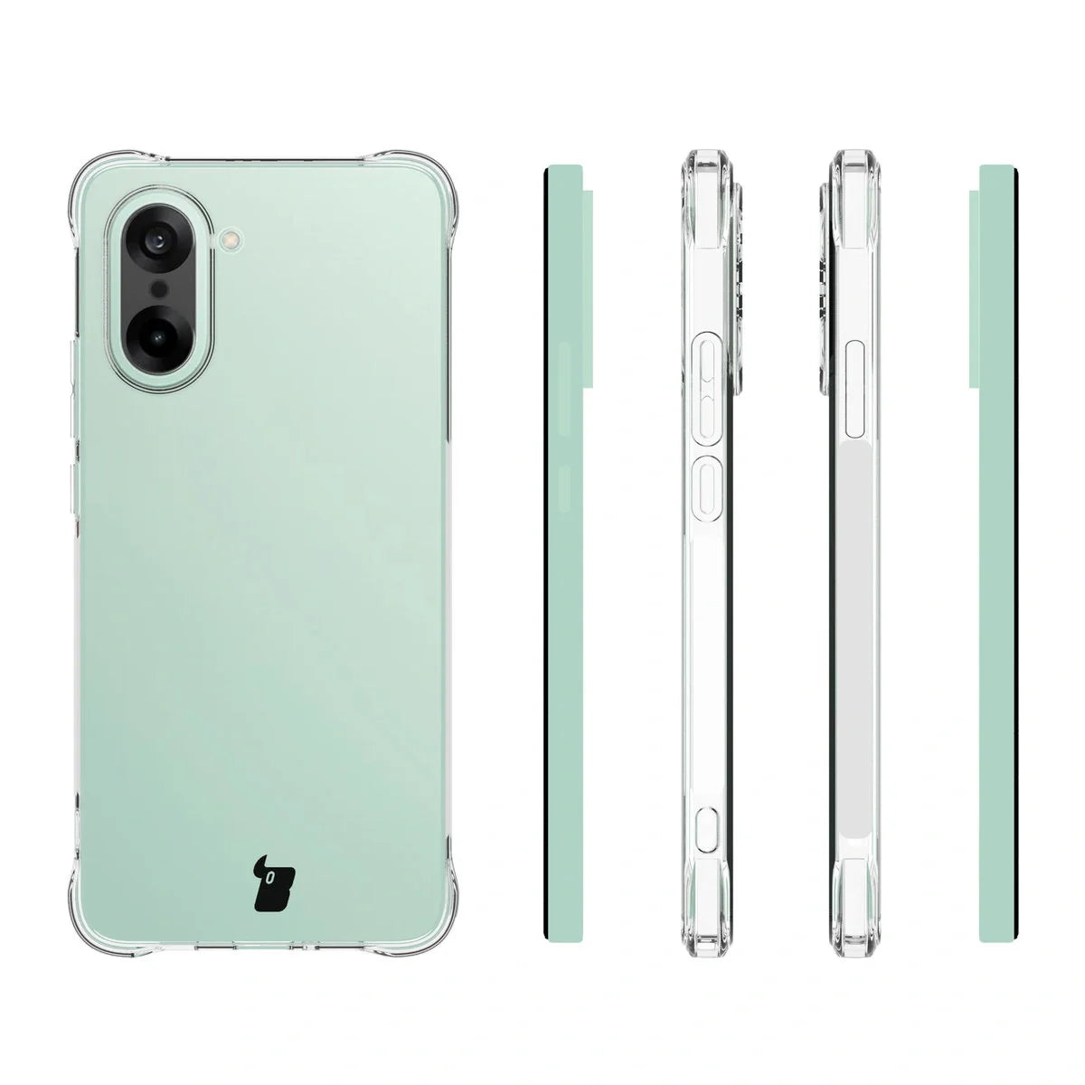 Flexible Handyhülle für OnePlus Nord CE5 5G, Bizon Case Salpa, Transparent
