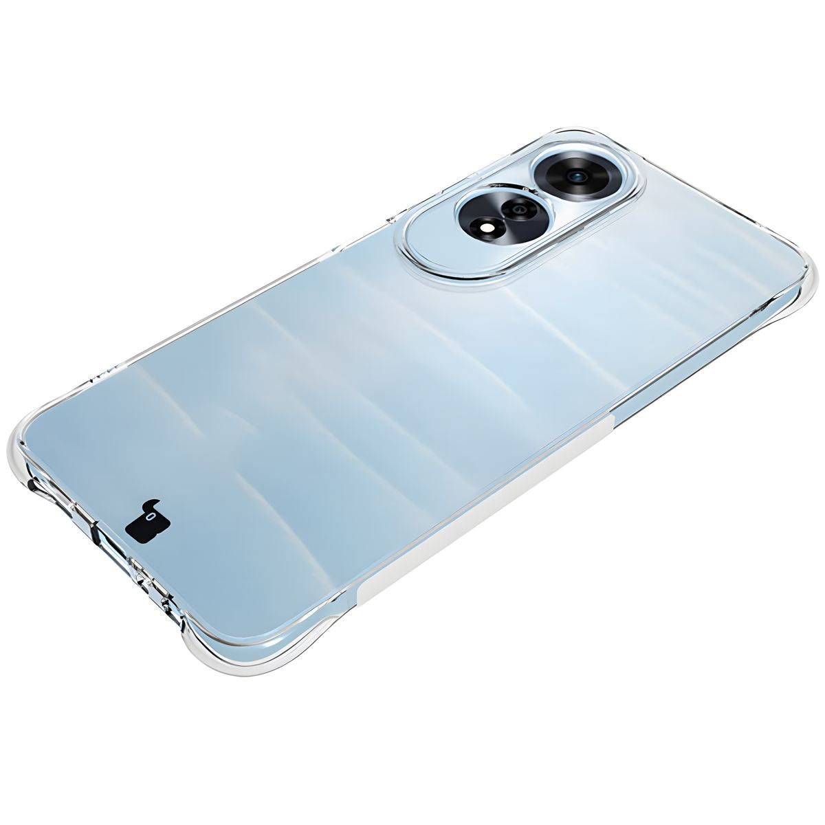 Flexible Handyhülle für Oppo A60 4G, Bizon Case Salpa, Transparent