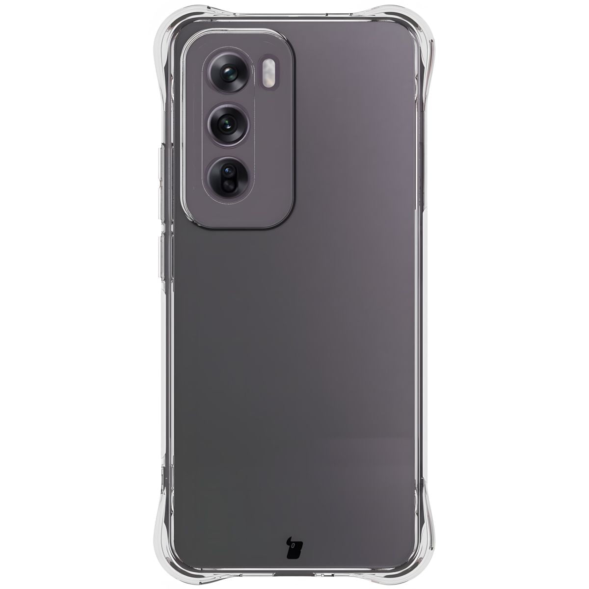 Flexible Handyhülle für Oppo Reno 12, Bizon Case Salpa, Transparent