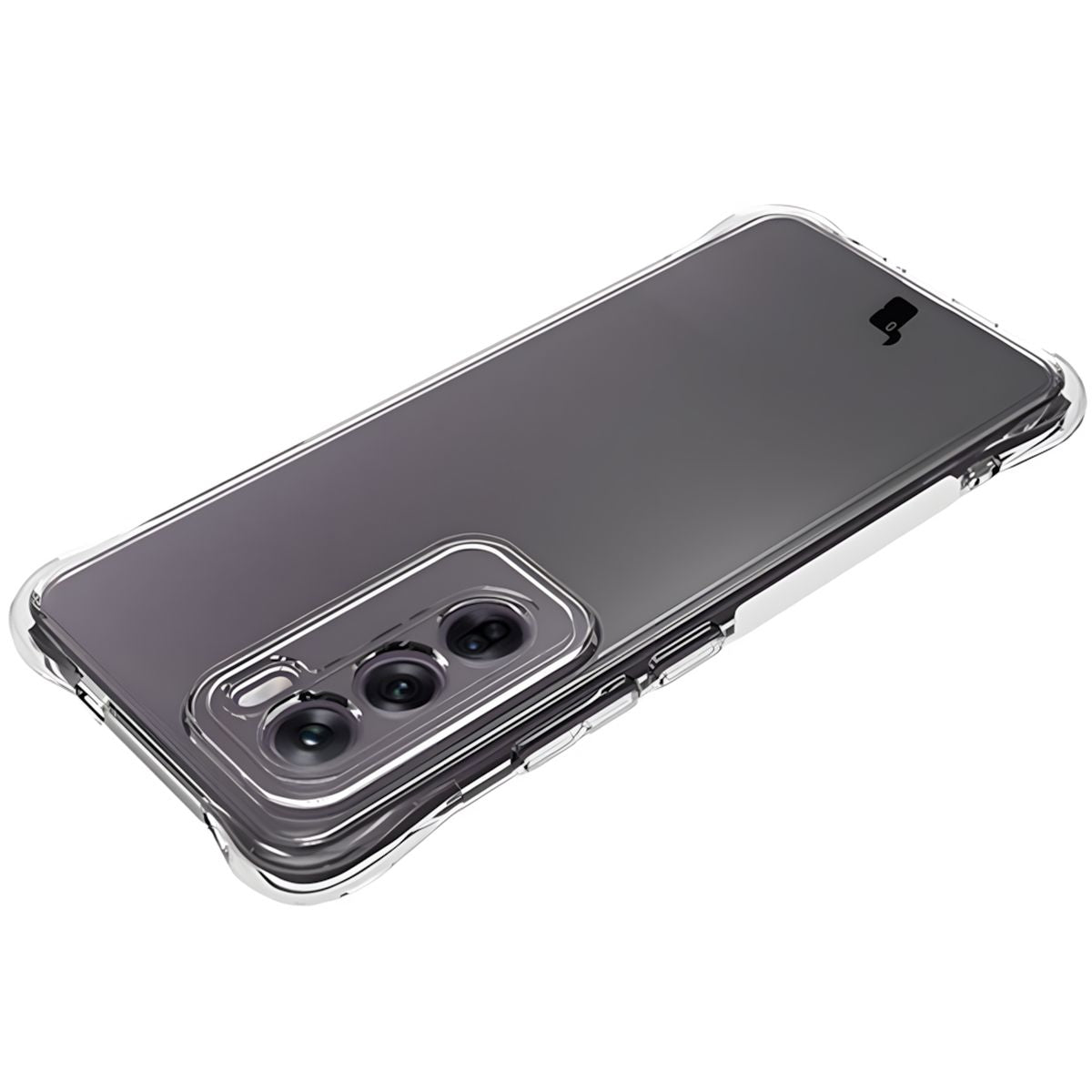 Flexible Handyhülle für Oppo Reno 12, Bizon Case Salpa, Transparent
