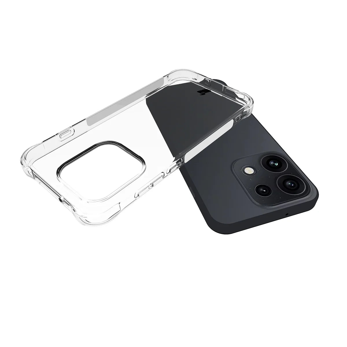 Flexible Handyhülle für Oppo Reno16 / Reno16 Pro 5G, Bizon Case Salpa, Transparent