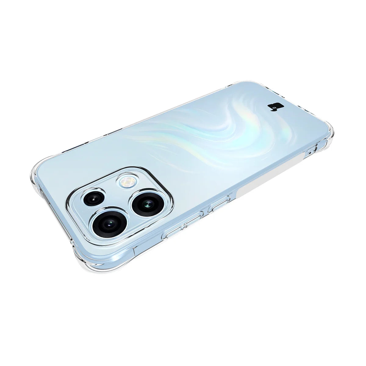 Flexible Handyhülle für Oppo Reno16 F / Reno16 FS 5G, Bizon Case Salpa, Transparent
