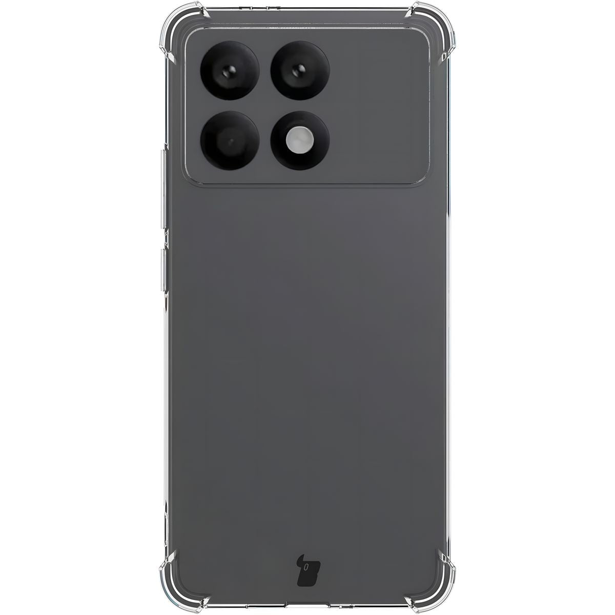 Flexible Handyhülle für Xiaomi Poco F6 Pro, Bizon Case Salpa, Transparent
