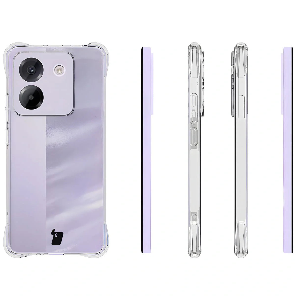 Flexible Handyhülle für Xiaomi Poco M7 Pro 5G, Bizon Case Salpa, Transparent