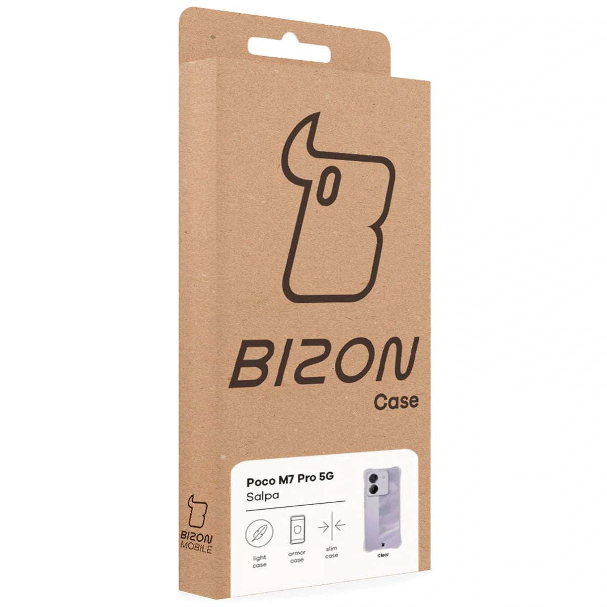 Flexible Handyhülle für Xiaomi Poco M7 Pro 5G, Bizon Case Salpa, Transparent