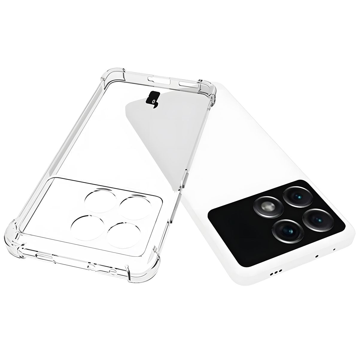 Flexible Schutzhülle für Xiaomi Poco X6 Pro, Bizon Case Salpa, Transparent