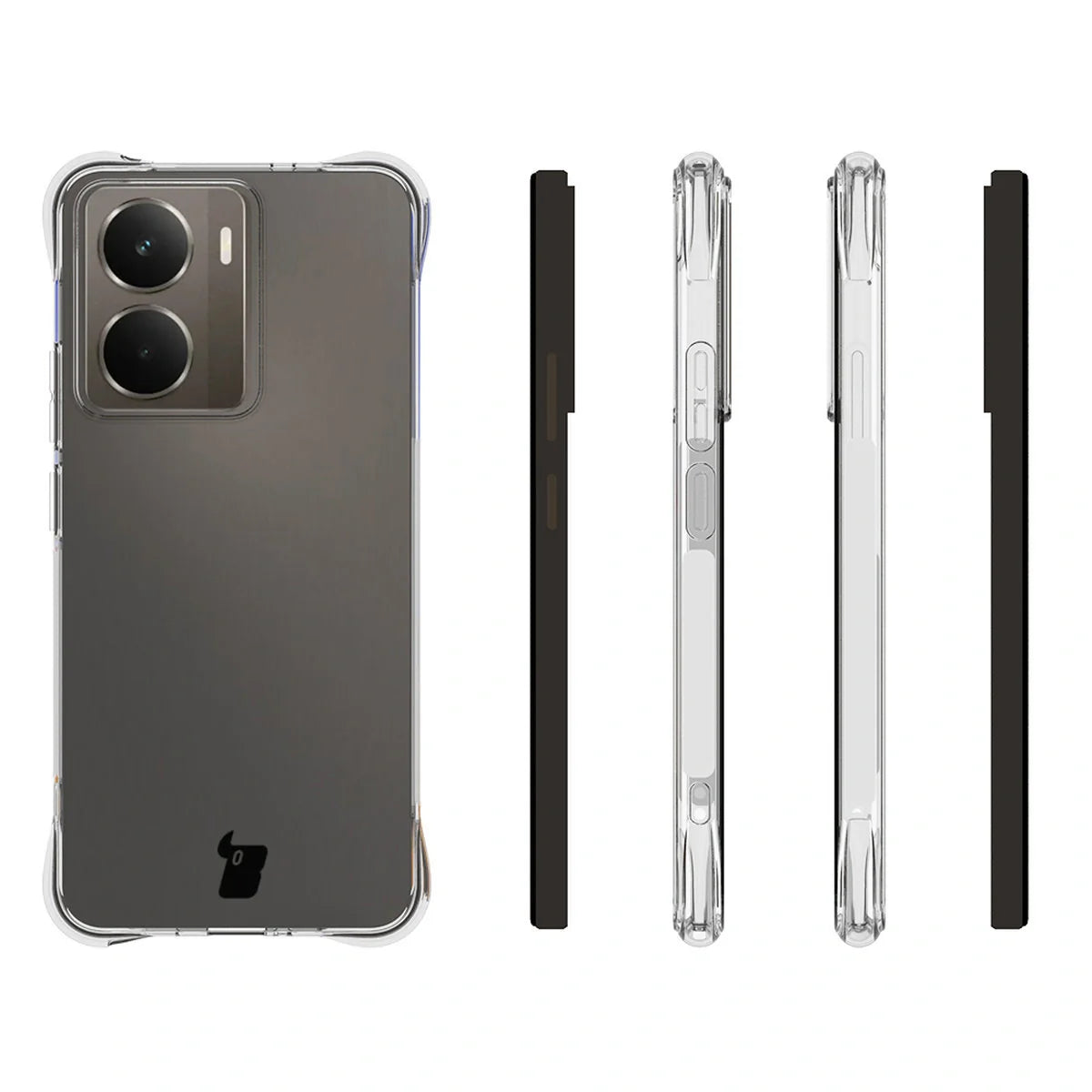 Flexible Handyhülle für Realme 14 5G / 14T 5G, Bizon Case Salpa, Transparent