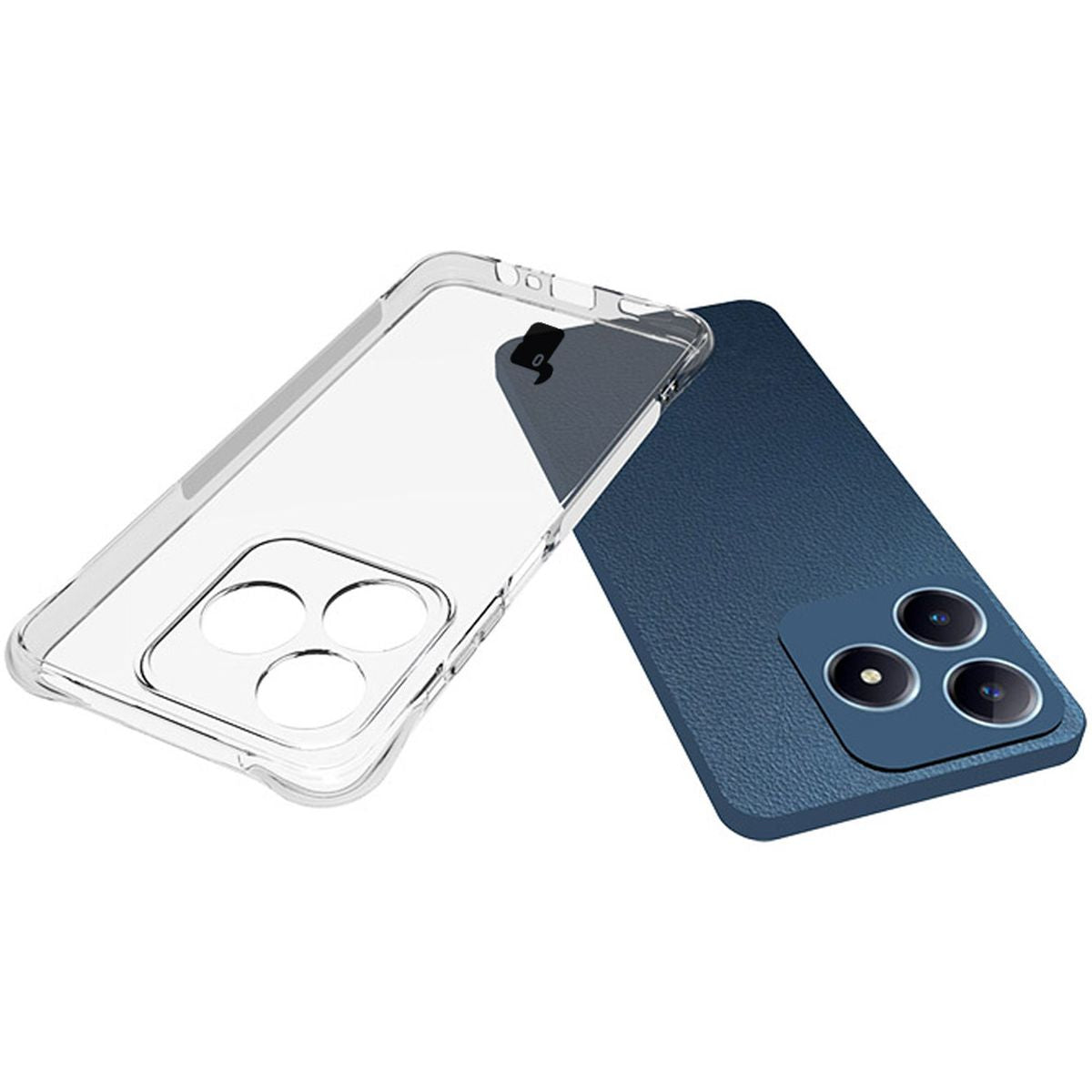 Flexible Handyhülle für Realme C63 4G, Bizon Case Salpa, Transparent
