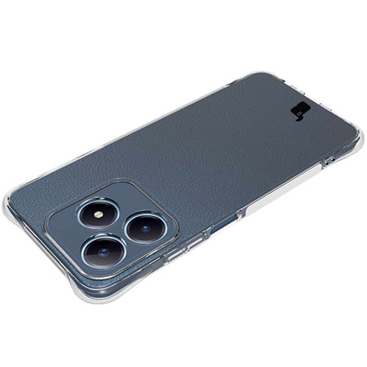 Flexible Handyhülle für Realme C63 4G, Bizon Case Salpa, Transparent