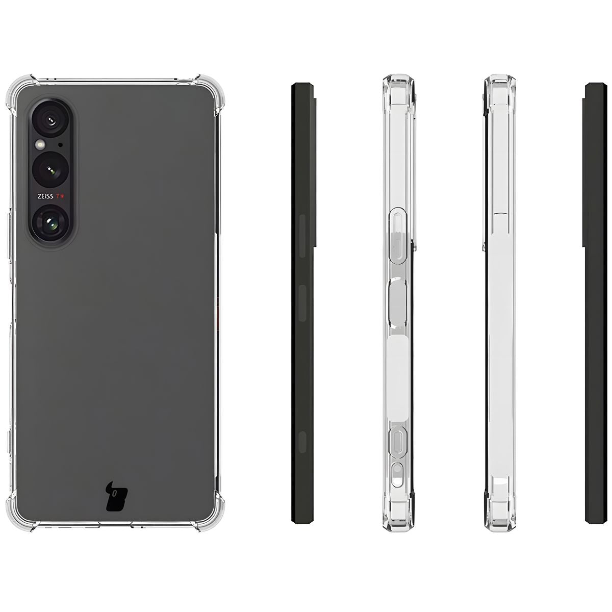 Flexible Schutzhülle für Xperia 1 VI, Bizon Case Salpa, Transparent