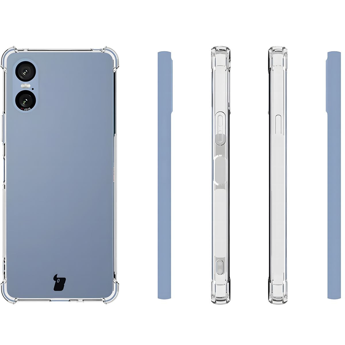 Flexible Schutzhülle für Xperia 5 VI, Bizon Case Salpa, Transparent