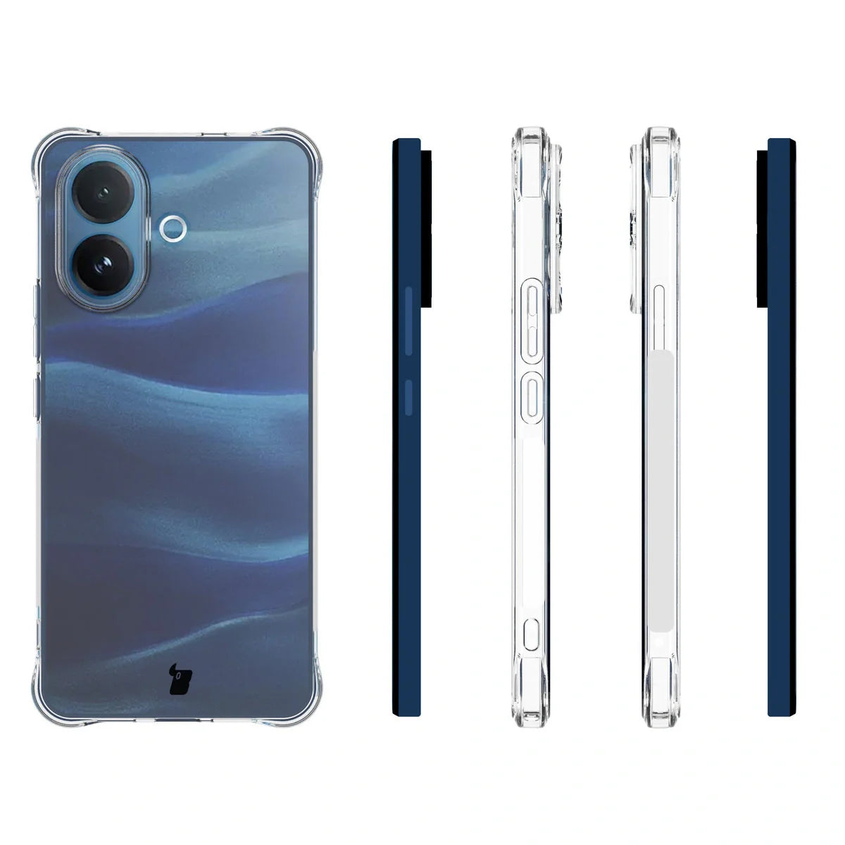 Flexible Handyhülle für Vivo V60 Lite 5G, Bizon Case Salpa, Transparent