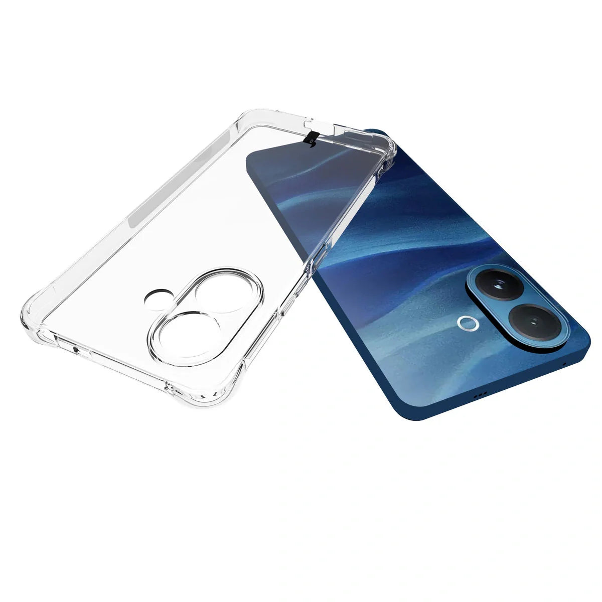 Flexible Handyhülle für Vivo V60 Lite 5G, Bizon Case Salpa, Transparent