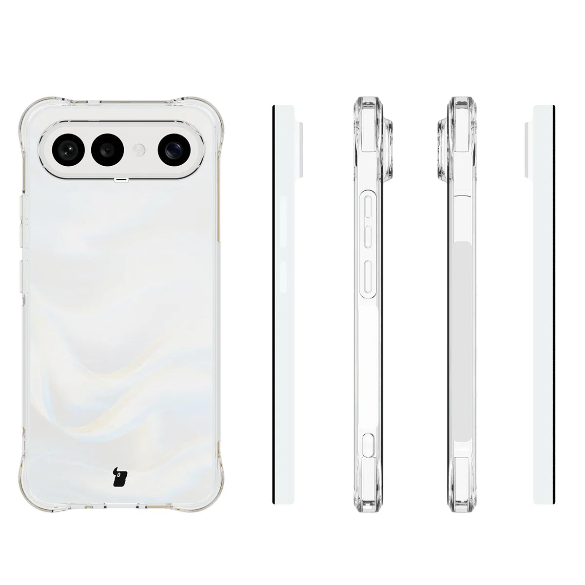 Flexible Handyhülle für Vivo X300 FE, Bizon Case Salpa, Transparent