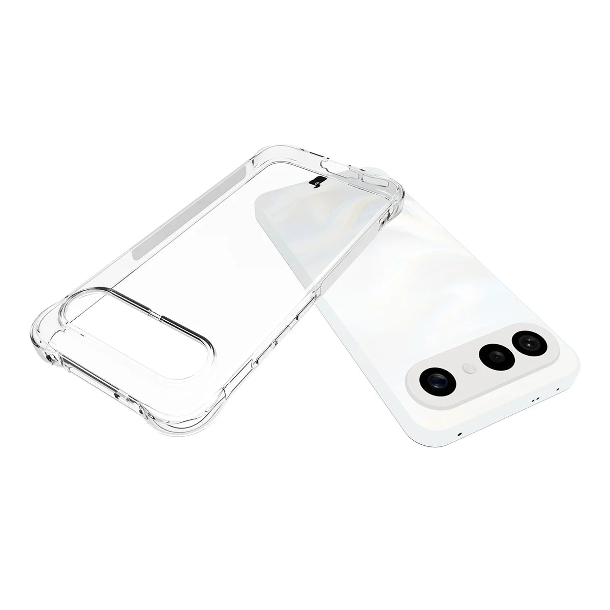 Flexible Handyhülle für Vivo X300 FE, Bizon Case Salpa, Transparent