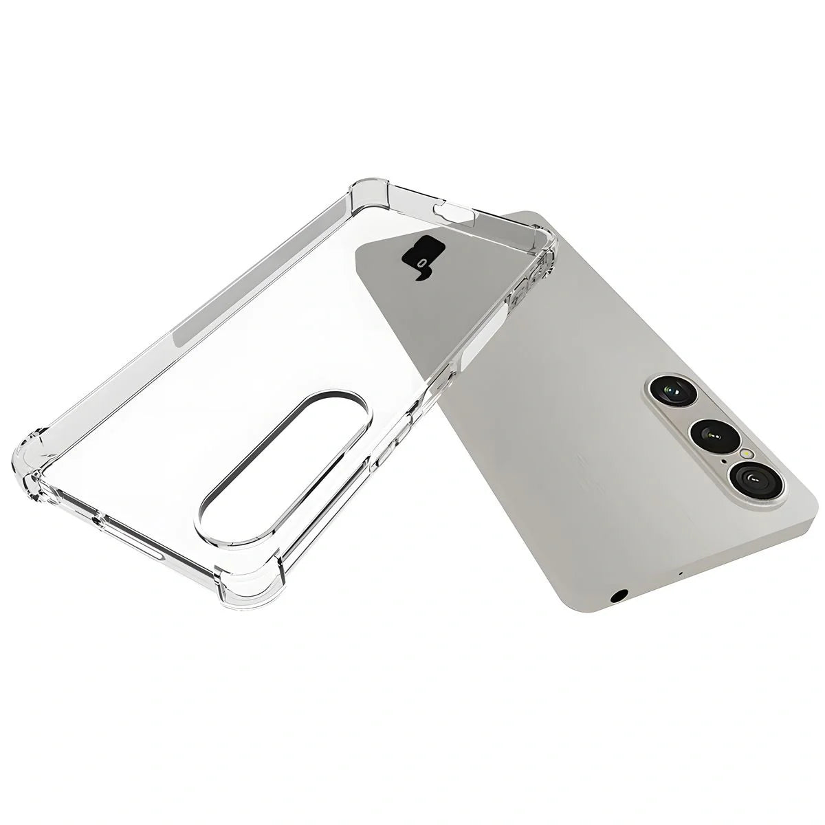 Flexible Handyhülle für Sony Xperia 1 VII, Bizon Case Salpa, Transparent