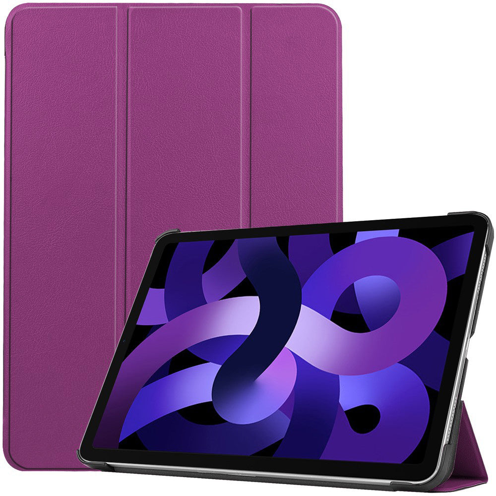 Schutzhülle Bizon Case Tab Croc für iPad Air 11" / 10.9" 2020-2026, Dunkelviolett