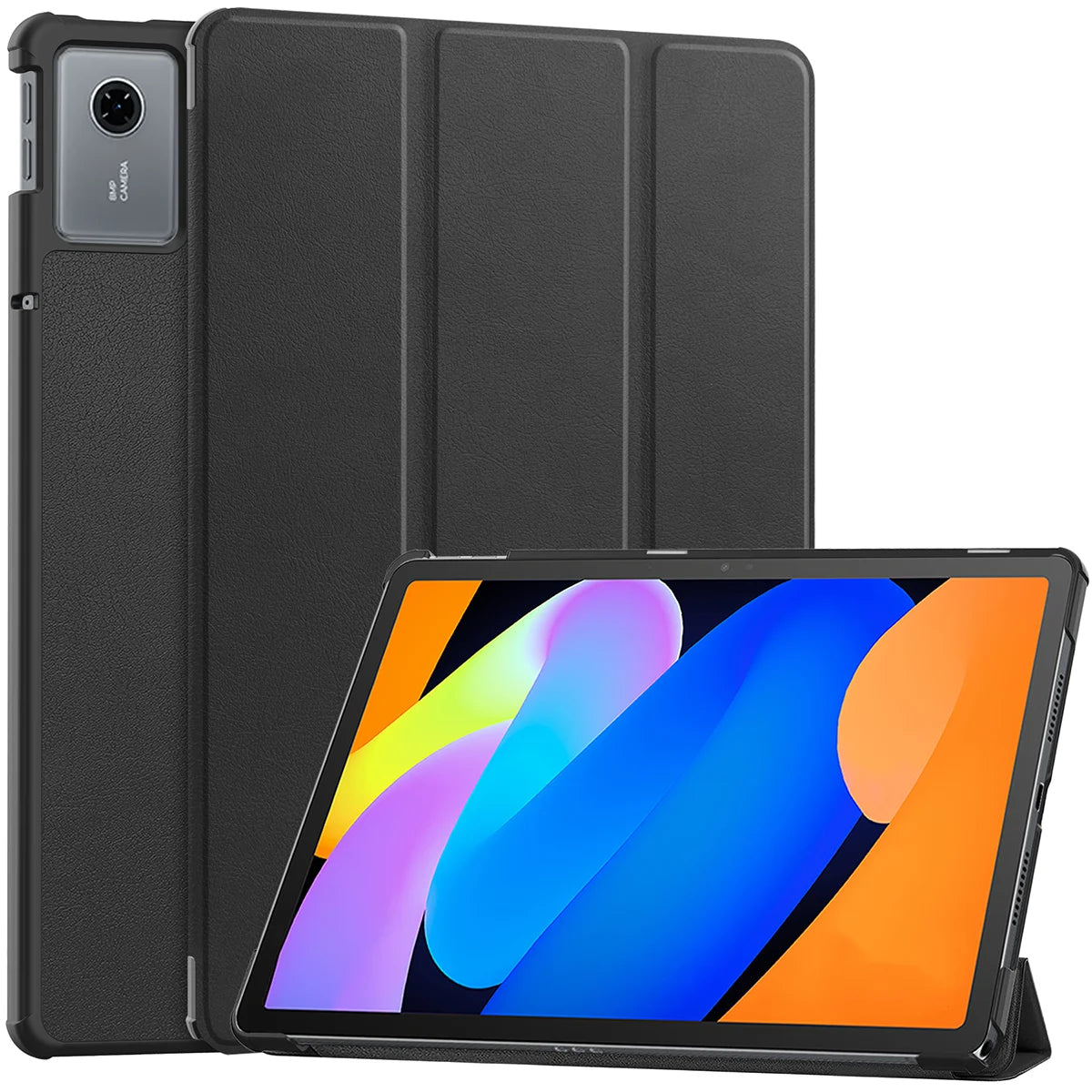 Etui z klapką Bizon Case Tab Croc do Lenovo Idea Tab 11, czarne