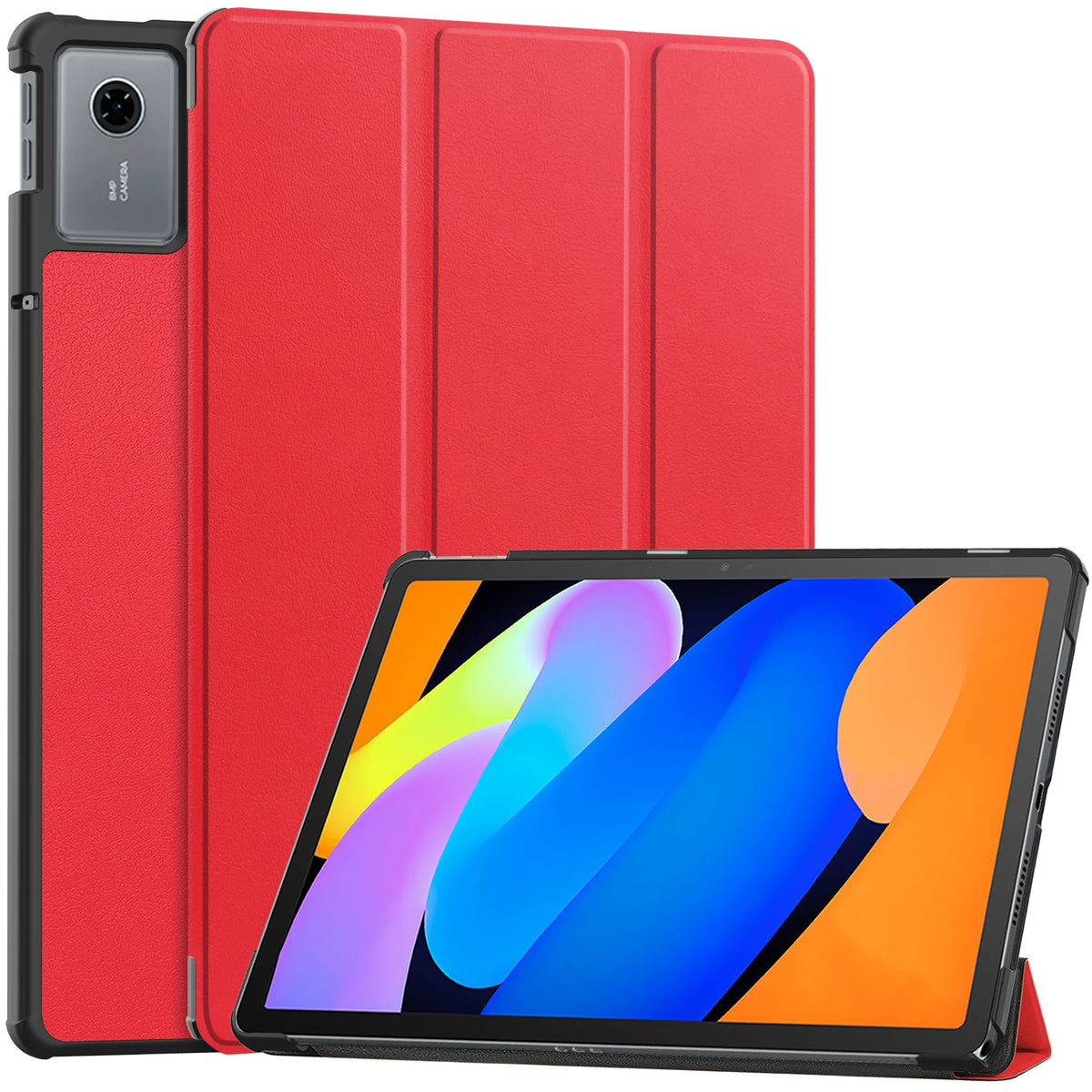 Schutzhülle für Lenovo Idea Tab 11, Bizon Case Tab Croc, Rot