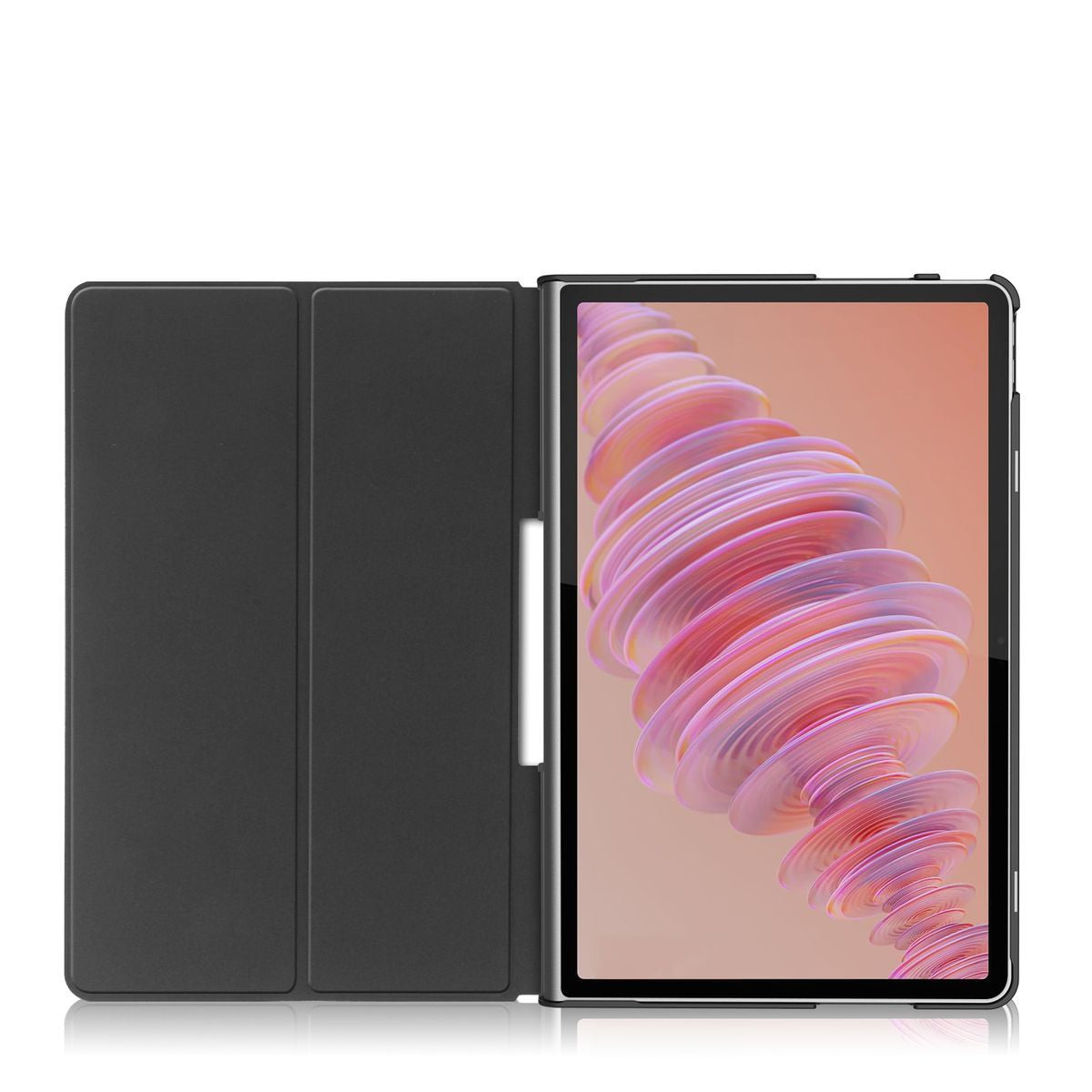 Schutzhülle für Lenovo Tab Plus 11.5" 2024, Bizon Case Tab Croc, Schwarz